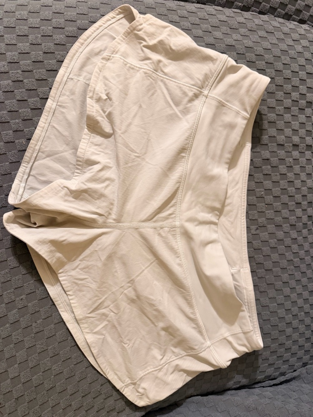 lululemon athletica Beige High-Rise Athletic Shorts